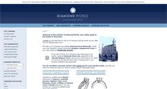 Desktop Screenshot of diamondworld.be