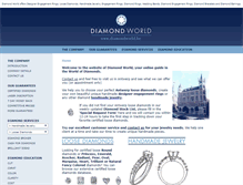 Tablet Screenshot of diamondworld.be