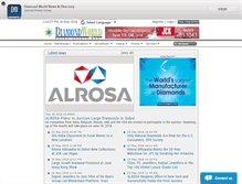 Tablet Screenshot of diamondworld.net